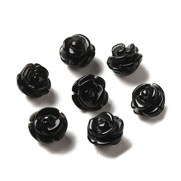 PandaHall Natural Black Agate Beads, Rose, 10x5~9mm, Hole: 1mm Natural Agate Flower
PandaHall Natural Black Agate Beads, Rose, 10x5~9mm, Hole: 1mm Natural Agate Flower