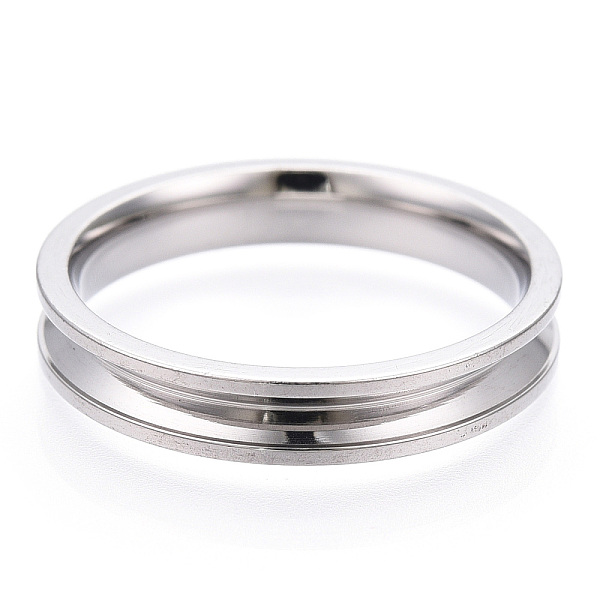 PandaHall 201 Stainless Steel Grooved Finger Ring Settings, Ring Core Blank, for Inlay Ring Jewelry Making, Stainless Steel Color, Inner...
PandaHall 201 Stainless Steel Grooved Finger Ring Settings, Ring Core Blank, for Inlay Ring Jewelry Making, Stainless Steel Color, Inner...