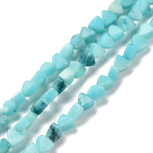 PandaHall Natural Calcite Beads Strands, Dyed, Triangle, Cyan, 5.5x6x3.5mm, Hole: 0.8mm, about 81pcs/strand, 15.94 inch(40.5cm) Calcite...
PandaHall Natural Calcite Beads Strands, Dyed, Triangle, Cyan, 5.5x6x3.5mm, Hole: 0.8mm, about 81pcs/strand, 15.94 inch(40.5cm) Calcite...
