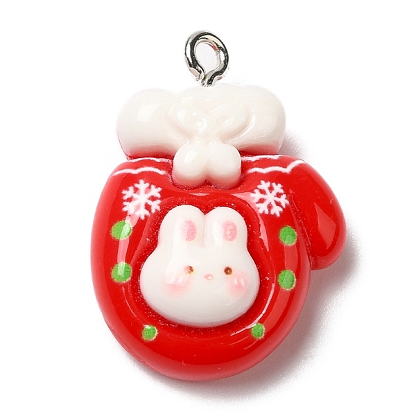 PandaHall Christmas Opaque Resin Pendants, with Platinum Tone Iron Loops, Gloves, 26x19x8mm, Hole: 2mm Iron+Resin Others
PandaHall Christmas Opaque Resin Pendants, with Platinum Tone Iron Loops, Gloves, 26x19x8mm, Hole: 2mm Iron+Resin Others
