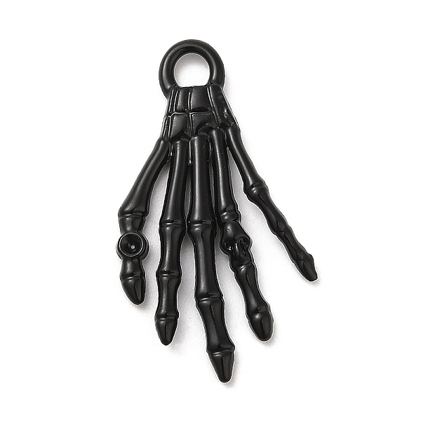 PandaHall Halloween Spray Painted Alloy Pendants, Hand, Black, 35x19x2mm, Hole: 3.5mm Alloy Skeleton Black
PandaHall Halloween Spray Painted Alloy Pendants, Hand, Black, 35x19x2mm, Hole: 3.5mm Alloy Skeleton Black