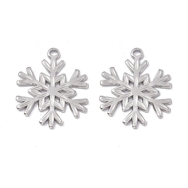 PandaHall 304 Stainless Steel Pendants, Snowflake Charm, Stainless Steel Color, 33x26.5x1.5mm, Hole: 3mm 304 Stainless Steel Snowflake
PandaHall 304 Stainless Steel Pendants, Snowflake Charm, Stainless Steel Color, 33x26.5x1.5mm, Hole: 3mm 304 Stainless Steel Snowflake