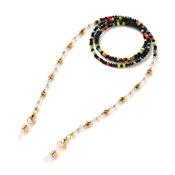 PandaHall Eyeglasses Chains, Neck Strap for Eyeglasses, with Glass Beads, Brass Beads, 304 Stainless Steel Lobster Claw Clasp and Rubber...
PandaHall Eyeglasses Chains, Neck Strap for Eyeglasses, with Glass Beads, Brass Beads, 304 Stainless Steel Lobster Claw Clasp and Rubber...