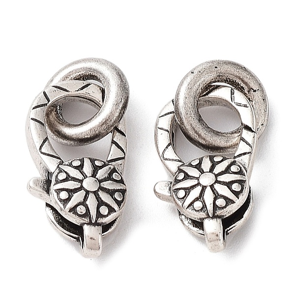 PandaHall Rack Plating Brass Lobster Claw Clasp with Jump Rings, Cadmium Free & Lead Free, Antique Silver, 18x10x3mm, Hole: 5mm Brass Others
PandaHall Rack Plating Brass Lobster Claw Clasp with Jump Rings, Cadmium Free & Lead Free, Antique Silver, 18x10x3mm, Hole: 5mm Brass Others