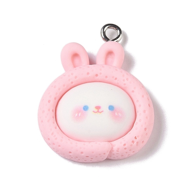 PandaHall Opaque Resin Pendants, Cartoon Charms with Platinum Plated Iron Loops, Rabbit, 26x20.5x6.5mm, Hole: 2mm Iron+Resin Rabbit Pink
PandaHall Opaque Resin Pendants, Cartoon Charms with Platinum Plated Iron Loops, Rabbit, 26x20.5x6.5mm, Hole: 2mm Iron+Resin Rabbit Pink