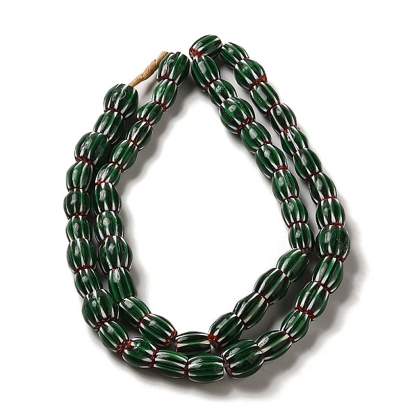 PandaHall Handmade Nepalese Lampwork Beads, Rondelle, Dark Green, 9~14x8~13mm, Hole: 2mm, about 53~61pcs/strand, 25~25.98''(63.5~66cm)...
PandaHall Handmade Nepalese Lampwork Beads, Rondelle, Dark Green, 9~14x8~13mm, Hole: 2mm, about 53~61pcs/strand, 25~25.98''(63.5~66cm)...