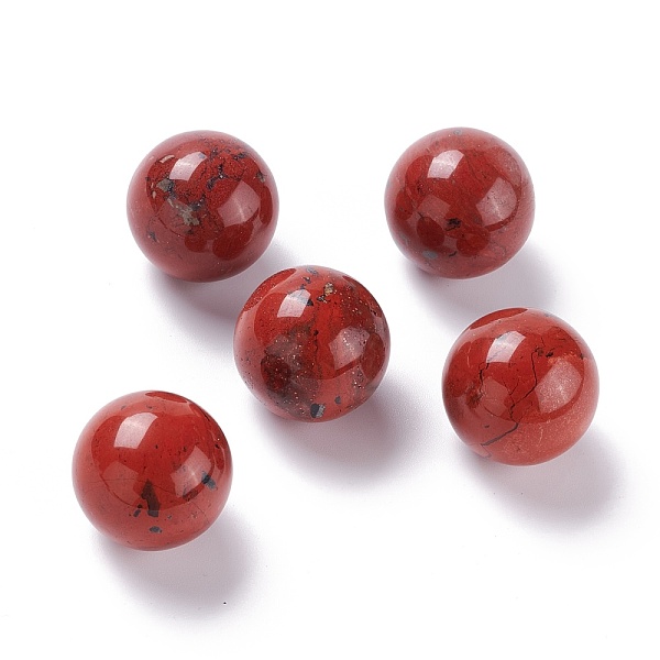 PandaHall Natural Red Jasper Beads, No Hole/Undrilled, for Wire Wrapped Pendant Making, Round, 20mm Red Jasper Round
PandaHall Natural Red Jasper Beads, No Hole/Undrilled, for Wire Wrapped Pendant Making, Round, 20mm Red Jasper Round