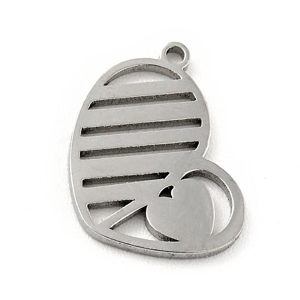 PandaHall 304 Stainless Steel Pendants, Heart, Stainless Steel Color, 12x8.5x0.8mm, Hole: 1mm 304 Stainless Steel Heart
PandaHall 304 Stainless Steel Pendants, Heart, Stainless Steel Color, 12x8.5x0.8mm, Hole: 1mm 304 Stainless Steel Heart