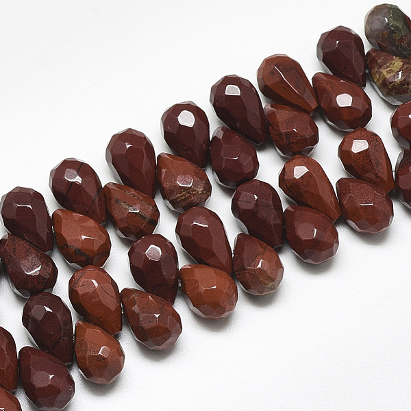 PandaHall Natural Red Rainbow Jasper Beads Strands, Top Drilled Beads, Faceted, Teardrop, 9~9.5x6mm, Hole: 0.8mm, about 44pcs/strand, 7.6...
PandaHall Natural Red Rainbow Jasper Beads Strands, Top Drilled Beads, Faceted, Teardrop, 9~9.5x6mm, Hole: 0.8mm, about 44pcs/strand, 7.6...