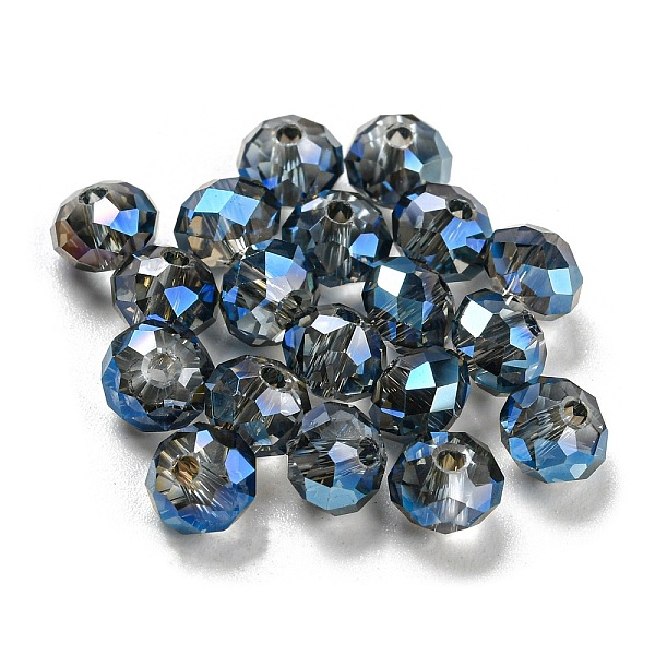 PandaHall Transparent Electroplate Glass Beads, Faceted, Rondelle, Royal Blue, 6x4.5mm, Hole: 1.2mm, 100pcs/bag Glass Rondelle
PandaHall Transparent Electroplate Glass Beads, Faceted, Rondelle, Royal Blue, 6x4.5mm, Hole: 1.2mm, 100pcs/bag Glass Rondelle