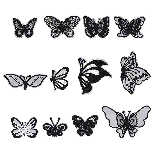 PandaHall SUPERFINDINGS 40Pcs 12 Style Computerized Embroidery Organza Ornament Accessories, Sew on Patches, Butterfly, Black, 30~62x35~98mm...
PandaHall SUPERFINDINGS 40Pcs 12 Style Computerized Embroidery Organza Ornament Accessories, Sew on Patches, Butterfly, Black, 30~62x35~98mm...