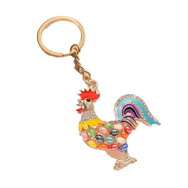 PandaHall Alloy Rhinestone Keychain, with Enamel, Rooster, Colorful, 11cm Alloy Rhinestone+Enamel Rooster
PandaHall Alloy Rhinestone Keychain, with Enamel, Rooster, Colorful, 11cm Alloy Rhinestone+Enamel Rooster