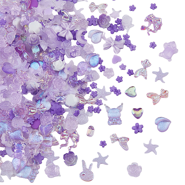 PandaHall HOBBIESAY Resin Cabochons, Nail Art Decoration Accessories, Mixed Shapes, Lilac, 7~12x8~9.5x2~2.5mm, 4 bags/box Resin Mixed Shapes..., Purple
PandaHall HOBBIESAY Resin Cabochons, Nail Art Decoration Accessories, Mixed Shapes, Lilac, 7~12x8~9.5x2~2.5mm, 4 bags/box Resin Mixed Shapes..., Purple