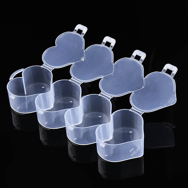 PandaHall Heart Polypropylene(PP) Bead Storage Container, with Hinged Lid, for Jewelry Small Accessories, Clear, 190x64x29mm, Hole: 9x15mm...
PandaHall Heart Polypropylene(PP) Bead Storage Container, with Hinged Lid, for Jewelry Small Accessories, Clear, 190x64x29mm, Hole: 9x15mm...