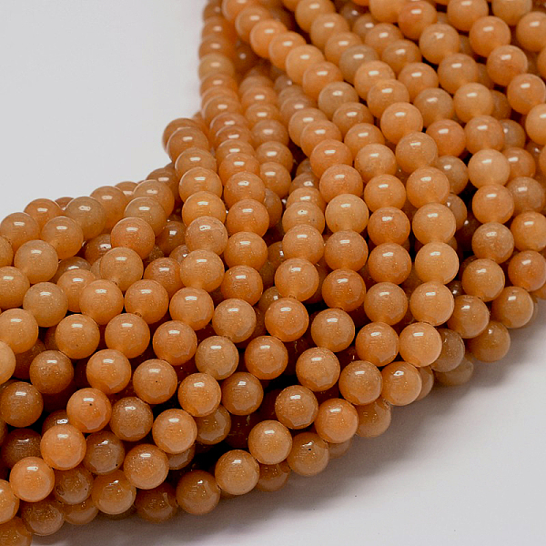 PandaHall Natural Red Aventurine Stone Round Bead Strands, Dyed, 8mm, Hole: 1mm, about 48pcs/strand, 16.1 inch Red Aventurine Round
PandaHall Natural Red Aventurine Stone Round Bead Strands, Dyed, 8mm, Hole: 1mm, about 48pcs/strand, 16.1 inch Red Aventurine Round