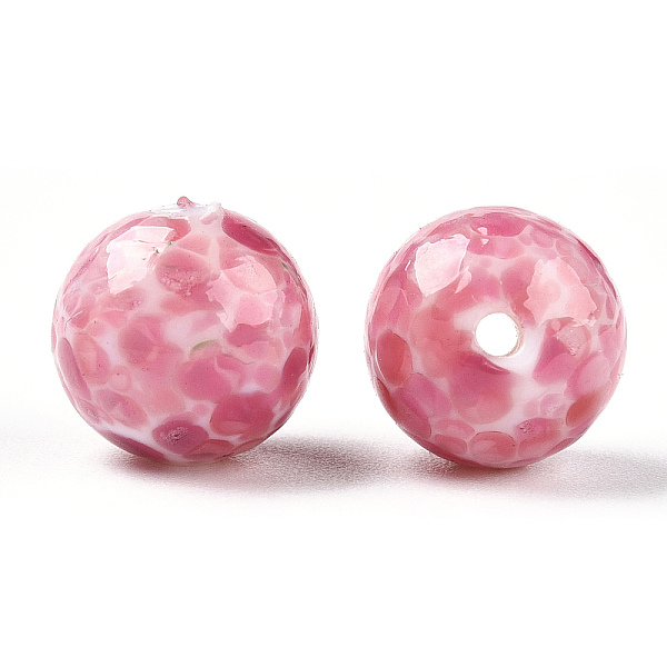 PandaHall Handmade Normal Lampwork Beads, Round with Fleck, Pink, 10mm, Hole: 1.2~1.6mm Lampwork Round Pink
PandaHall Handmade Normal Lampwork Beads, Round with Fleck, Pink, 10mm, Hole: 1.2~1.6mm Lampwork Round Pink