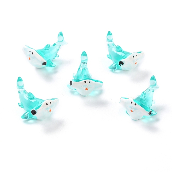 PandaHall Resin Cabochons, Marine Animal Series, Shark, Cyan, 30x19x18.5mm Resin Fish Cyan
PandaHall Resin Cabochons, Marine Animal Series, Shark, Cyan, 30x19x18.5mm Resin Fish Cyan