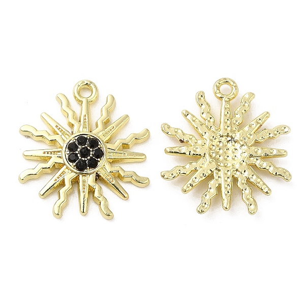 PandaHall Alloy Pendant, with Jet Rhinestone, Cadmium Free & Nickel Free & Lead Free, Sun Charms, Golden, 19x17x2.5mm, Hole: 1.4mm..., Black
PandaHall Alloy Pendant, with Jet Rhinestone, Cadmium Free & Nickel Free & Lead Free, Sun Charms, Golden, 19x17x2.5mm, Hole: 1.4mm..., Black