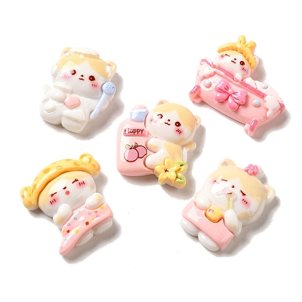 PandaHall Bath Kitten Resin Decoden Cabochons, Cat Shape Mixed Shapes, Mixed Color, 24.5~28.5x19~30.5x7.5~8mm Resin Mixed Shapes Multicolor
PandaHall Bath Kitten Resin Decoden Cabochons, Cat Shape Mixed Shapes, Mixed Color, 24.5~28.5x19~30.5x7.5~8mm Resin Mixed Shapes Multicolor