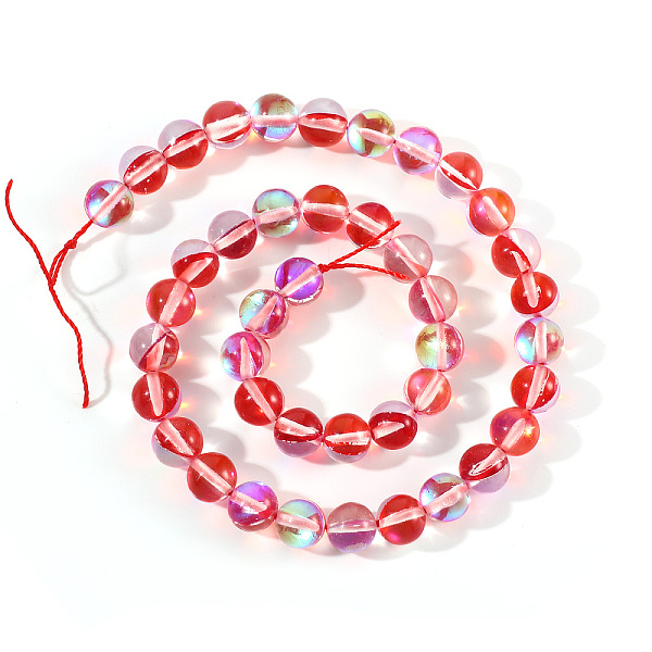 PandaHall Synthetic Moonstone Beads Strands, Holographic Beads, Dyed, Round, Red, 10mm, Hole: 1.2mm 40pcs/strand, 15.7 inch Moonstone Round...
PandaHall Synthetic Moonstone Beads Strands, Holographic Beads, Dyed, Round, Red, 10mm, Hole: 1.2mm 40pcs/strand, 15.7 inch Moonstone Round...