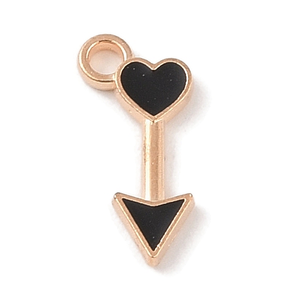 PandaHall Alloy Enamel Pendants, Light Gold, Arrow Charm, Black, 16x7.5x1.5mm, Hole: 1.8mm Alloy+Enamel Arrow Black
PandaHall Alloy Enamel Pendants, Light Gold, Arrow Charm, Black, 16x7.5x1.5mm, Hole: 1.8mm Alloy+Enamel Arrow Black