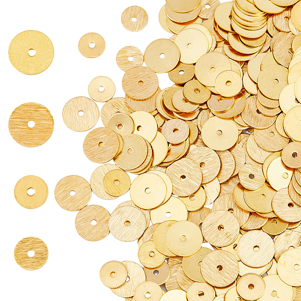 PandaHall HOBBIESAY 400Pcs 6/8mm 2 Styles Flat Smooth Brass Spacer Beads Golden Disc Textured Beads Long-Lasting Plated Metal Beads for...
PandaHall HOBBIESAY 400Pcs 6/8mm 2 Styles Flat Smooth Brass Spacer Beads Golden Disc Textured Beads Long-Lasting Plated Metal Beads for...