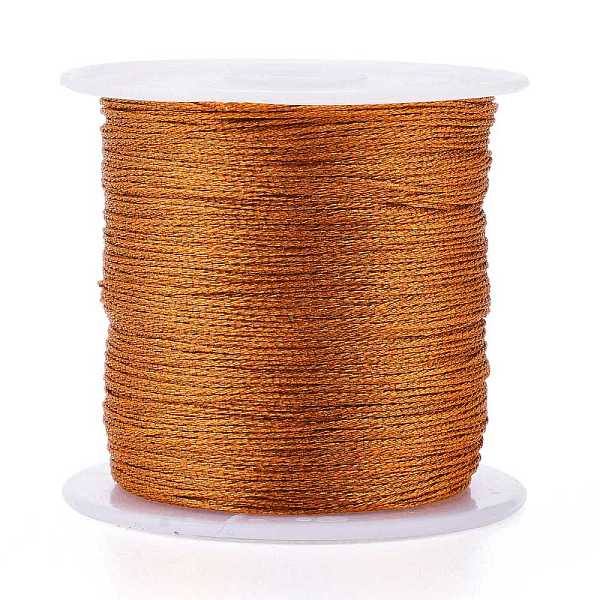 PandaHall Polyester Braided Metallic Thread, for DIY Braided Bracelets Making and Embroidery, Chocolate, 0.4mm, 6-Ply, about 54.68 yards..., Brown
PandaHall Polyester Braided Metallic Thread, for DIY Braided Bracelets Making and Embroidery, Chocolate, 0.4mm, 6-Ply, about 54.68 yards..., Brown