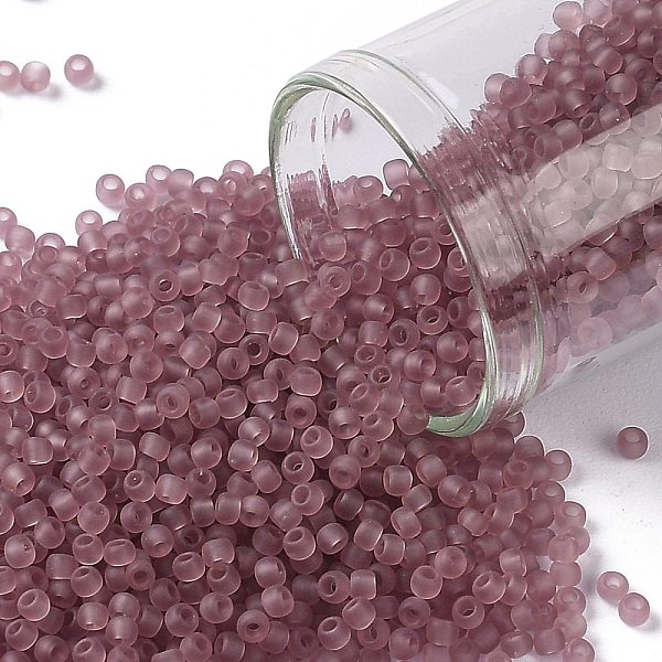 PandaHall TOHO Round Seed Beads, Japanese Seed Beads, (6F) Transparent Frost Light Amethyst, 11/0, 2.2mm, Hole: 0.8mm, about 1110pcs/10g..., Purple
PandaHall TOHO Round Seed Beads, Japanese Seed Beads, (6F) Transparent Frost Light Amethyst, 11/0, 2.2mm, Hole: 0.8mm, about 1110pcs/10g..., Purple