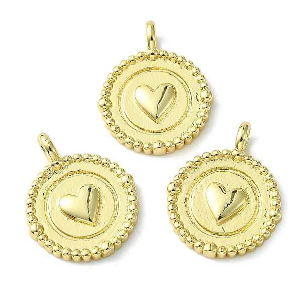 PandaHall Rack Plating Brass Pendants, Long-Lasting Plated, Lead Free & Cadmium Free, Flat Round with Heart Charm, Real 18K Gold Plated...
PandaHall Rack Plating Brass Pendants, Long-Lasting Plated, Lead Free & Cadmium Free, Flat Round with Heart Charm, Real 18K Gold Plated...