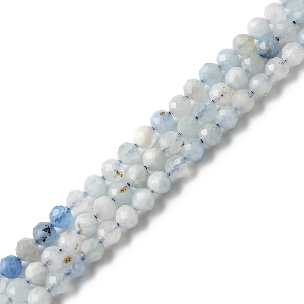 PandaHall Natural Aquamarine Beads Strands, Faceted, Round, 4mm, Hole: 0.2mm, about 97~99pcs/strand, 15.04''~15.31''(38.2~38.9cm) Aquamarine...
PandaHall Natural Aquamarine Beads Strands, Faceted, Round, 4mm, Hole: 0.2mm, about 97~99pcs/strand, 15.04''~15.31''(38.2~38.9cm) Aquamarine...
