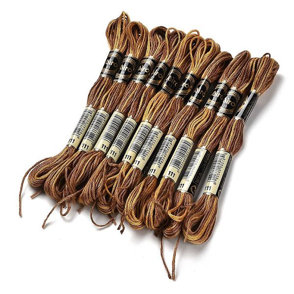 PandaHall 10 Skeins 6-Ply Polyester Embroidery Floss, Cross Stitch Threads, Segment Dyed, Saddle Brown, 0.5mm, about 8.75 Yards(8m)/skein...
PandaHall 10 Skeins 6-Ply Polyester Embroidery Floss, Cross Stitch Threads, Segment Dyed, Saddle Brown, 0.5mm, about 8.75 Yards(8m)/skein...