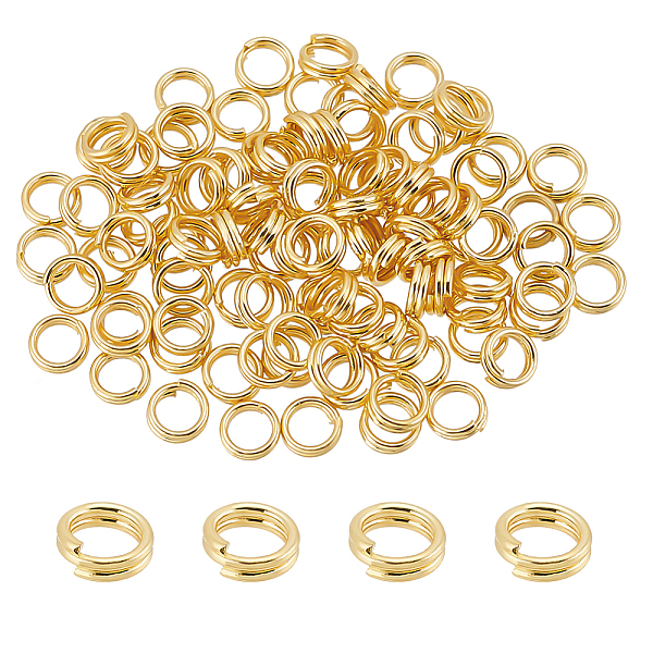 PandaHall BENECREAT 2 Bags Brass Split Rings, Double Loops Jump Rings, Real 18K Gold Plated, 5x1.5mm, Hole: 3mm, Single Wire: 0.75mm, about...
PandaHall BENECREAT 2 Bags Brass Split Rings, Double Loops Jump Rings, Real 18K Gold Plated, 5x1.5mm, Hole: 3mm, Single Wire: 0.75mm, about...