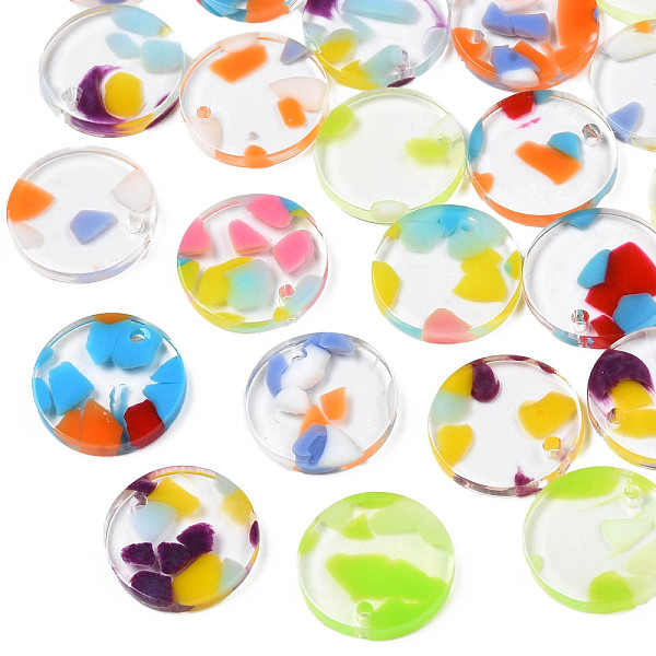 PandaHall Transparent Cellulose Acetate(Resin) Pendants, Flat Round, Mixed Color, 15.5x2.5mm, Hole: 1.5mm, Pin: 0.7mm Cellulose Acetate Flat..., Multicolor
PandaHall Transparent Cellulose Acetate(Resin) Pendants, Flat Round, Mixed Color, 15.5x2.5mm, Hole: 1.5mm, Pin: 0.7mm Cellulose Acetate Flat..., Multicolor