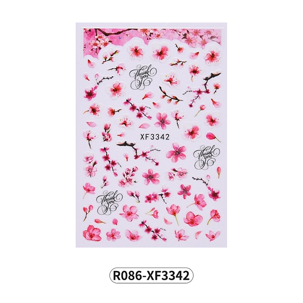 PandaHall Nail Art Stickers Decals, Nail Tips Decorations for Women, Flower Pattern, Hot Pink, 95x65mm Paper Flower Pink
PandaHall Nail Art Stickers Decals, Nail Tips Decorations for Women, Flower Pattern, Hot Pink, 95x65mm Paper Flower Pink