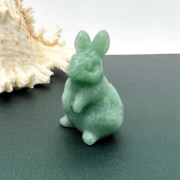 PandaHall Natural Fluorite Carved Healing Rabbit Figurines, Reiki Energy Stone Display Decorations, 50mm Fluorite Rabbit
PandaHall Natural Fluorite Carved Healing Rabbit Figurines, Reiki Energy Stone Display Decorations, 50mm Fluorite Rabbit