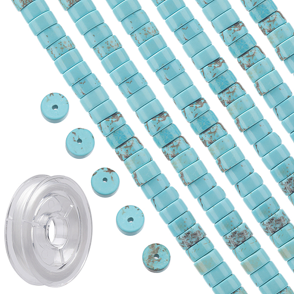 PandaHall SUNNYCLUE 1 Box 152pcs Disc Stone Beads Gemstone Beads 6mm Howlite Beads Bulk Flat Round Stones Love Lucky Spirit Healing Energy..., Green
PandaHall SUNNYCLUE 1 Box 152pcs Disc Stone Beads Gemstone Beads 6mm Howlite Beads Bulk Flat Round Stones Love Lucky Spirit Healing Energy..., Green