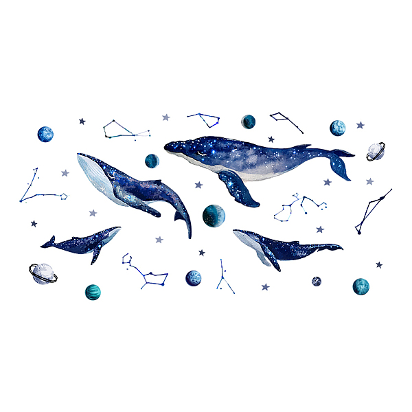 PandaHall SUPERDANT Blue Whale Wall Sticker Starry Sky PVC Wall Stickers Large Size Constellation Stars Planets Easy to Stick and Peel Wall...
PandaHall SUPERDANT Blue Whale Wall Sticker Starry Sky PVC Wall Stickers Large Size Constellation Stars Planets Easy to Stick and Peel Wall...