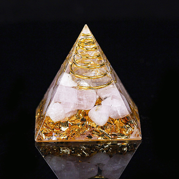 PandaHall Orgonite Pyramid Resin Display Decorations, Healing Pyramids, for Stress Reduce Healing Meditation, with Brass Findings, Gold Foil...
PandaHall Orgonite Pyramid Resin Display Decorations, Healing Pyramids, for Stress Reduce Healing Meditation, with Brass Findings, Gold Foil...