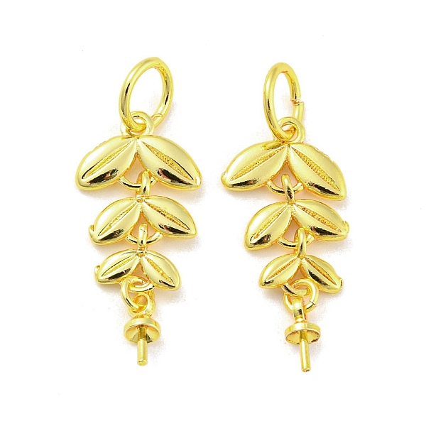 PandaHall Leaf Rack Plating Brass Cup Peg Bails, Pendant Bail with Jump Rings, For Half Drilled Beads, Long-Lasting Plated, Lead Free &...
PandaHall Leaf Rack Plating Brass Cup Peg Bails, Pendant Bail with Jump Rings, For Half Drilled Beads, Long-Lasting Plated, Lead Free &...