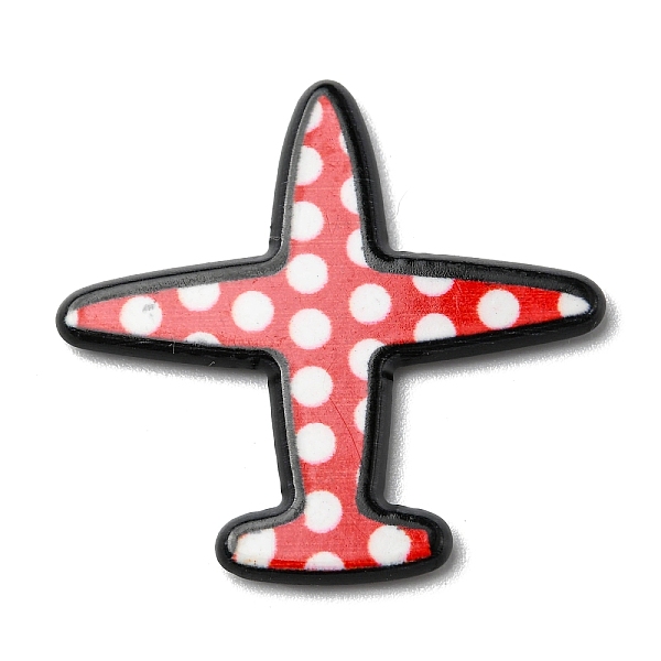 PandaHall Opaque Acrylic Cabochons, Plane, Polka Dot Pattern, Red, 28.5x30x1.7mm Acrylic Vehicle Red
PandaHall Opaque Acrylic Cabochons, Plane, Polka Dot Pattern, Red, 28.5x30x1.7mm Acrylic Vehicle Red