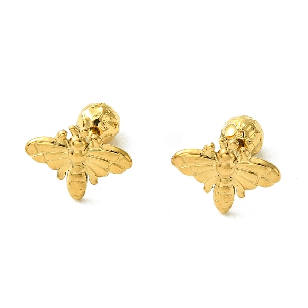 PandaHall Ion Plating(IP) 304 Stainless Steel Ear Studs, Bees, Golden, 9.5x12.5mm 304 Stainless Steel Bees
PandaHall Ion Plating(IP) 304 Stainless Steel Ear Studs, Bees, Golden, 9.5x12.5mm 304 Stainless Steel Bees