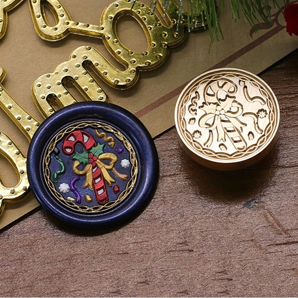 PandaHall Christmas Series Wax Seal Brass Stamp Head, for Wax Seal Stamp, Golden, Candy Cane, 25x14mm, Inner Diameter: 7.5mm Brass Candy...
PandaHall Christmas Series Wax Seal Brass Stamp Head, for Wax Seal Stamp, Golden, Candy Cane, 25x14mm, Inner Diameter: 7.5mm Brass Candy...