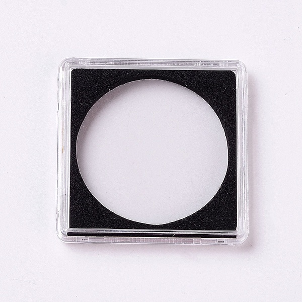PandaHall Plastic Collection Boxes, Coin Display Boxes, Square, Black, 4.95x4.95x0.65cm, Inner: 3.95cm Plastic Black
PandaHall Plastic Collection Boxes, Coin Display Boxes, Square, Black, 4.95x4.95x0.65cm, Inner: 3.95cm Plastic Black