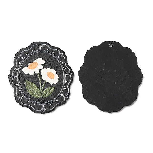 PandaHall Acrylic Pendants, Oval with Flower, Black, 42.5x37.5x2mm, Hole: 2mm Acrylic Oval Black
PandaHall Acrylic Pendants, Oval with Flower, Black, 42.5x37.5x2mm, Hole: 2mm Acrylic Oval Black