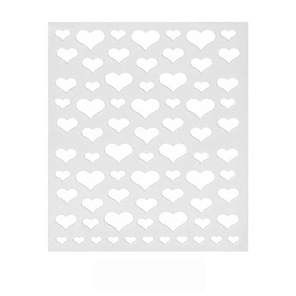 PandaHall 3D Self-Adhesive Nail Sticker Decals, Self Adhesive, Nails Tips DIY Toenails Nail Tattoos, White, Heart Pattern, 90x77mm Paper...
PandaHall 3D Self-Adhesive Nail Sticker Decals, Self Adhesive, Nails Tips DIY Toenails Nail Tattoos, White, Heart Pattern, 90x77mm Paper...