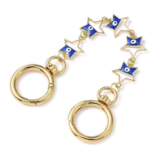 PandaHall Alloy Evil Eye Enamel Link Bag Extender Chains, with Golden Plated Swivel Clasps, Blue, Star, 19cm Alloy+Enamel Star Blue
PandaHall Alloy Evil Eye Enamel Link Bag Extender Chains, with Golden Plated Swivel Clasps, Blue, Star, 19cm Alloy+Enamel Star Blue