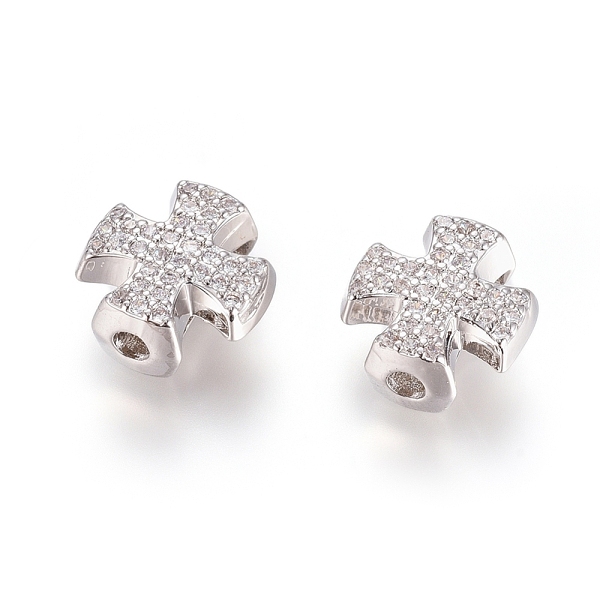 PandaHall Brass Micro Pave Cubic Zirconia Slide Charms, Long-Lasting Plated, Cross, for Religion, Clear, Real Platinum Plated, 11.5x11.5x6mm...
PandaHall Brass Micro Pave Cubic Zirconia Slide Charms, Long-Lasting Plated, Cross, for Religion, Clear, Real Platinum Plated, 11.5x11.5x6mm...
