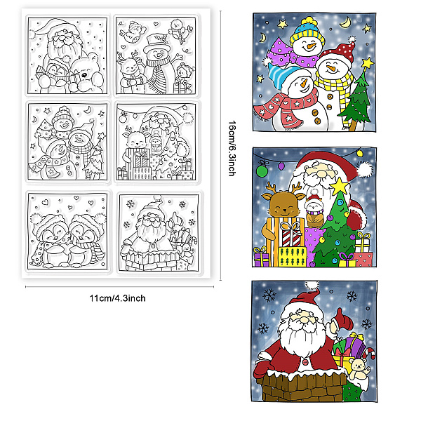 PandaHall CRASPIRE Christmas Silicone Clear Stamps Santa Claus Merry Christmas Snowman Patterns Clear Stamps for Card Making Decoration DIY...
PandaHall CRASPIRE Christmas Silicone Clear Stamps Santa Claus Merry Christmas Snowman Patterns Clear Stamps for Card Making Decoration DIY...