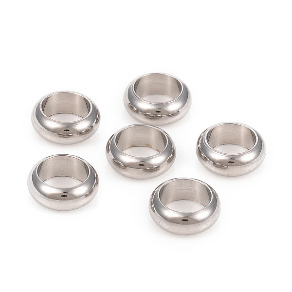 PandaHall 201 Stainless Steel Spacer Beads, Large Hole Beads, Flat Round, Stainless Steel Color, 8x3mm, Hole: 5.5mm 201 Stainless Steel Flat...
PandaHall 201 Stainless Steel Spacer Beads, Large Hole Beads, Flat Round, Stainless Steel Color, 8x3mm, Hole: 5.5mm 201 Stainless Steel Flat...