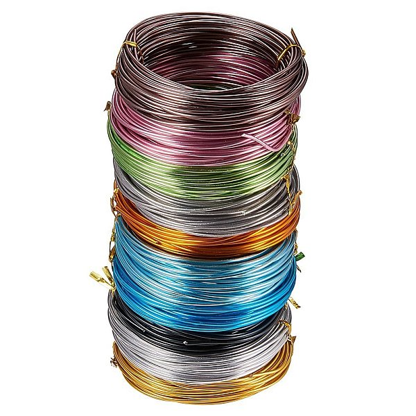 PandaHall 10 Rolls 10 Assorted Color Aluminum Wires Resistant Anodized for DIY Jewellery Craft Making Beading, 10m/roll Aluminum Round..., Multicolor
PandaHall 10 Rolls 10 Assorted Color Aluminum Wires Resistant Anodized for DIY Jewellery Craft Making Beading, 10m/roll Aluminum Round..., Multicolor